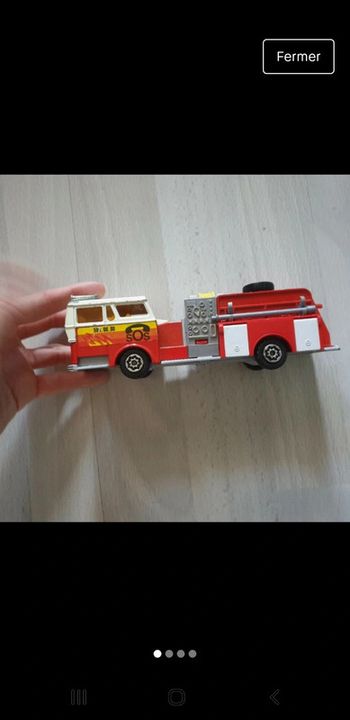 Magnifique lance majorette metal vintage