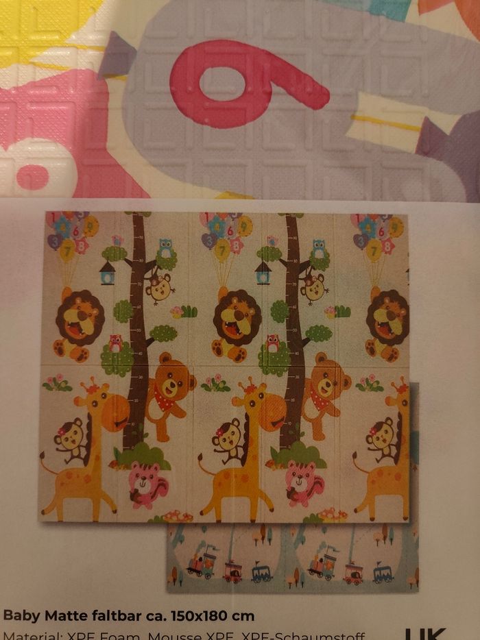Tapis d'éveil bébé 180cm x 200cm - photo numéro 7