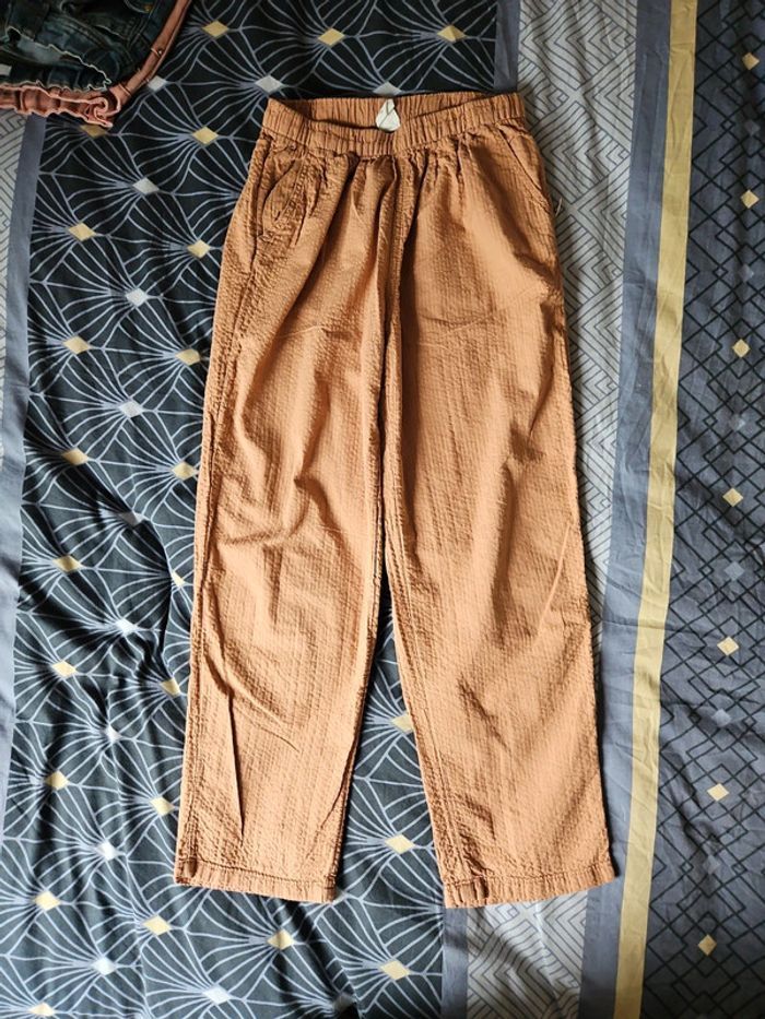 P1ntalon fluide marron clair 9 ans H&M - photo numéro 2