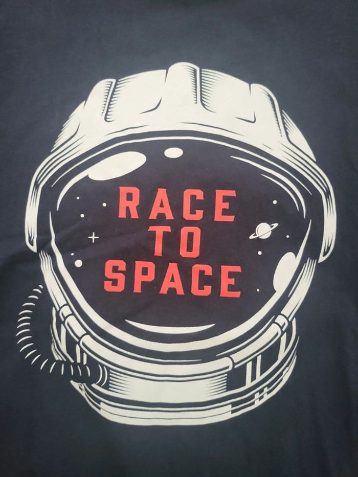 Lot 2 t-shirts garçon 14 ans NASA très bon état - photo numéro 4