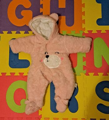 Combinaison épaisse rose ours, Amazon, taille naissance/3 mois (59 cm)