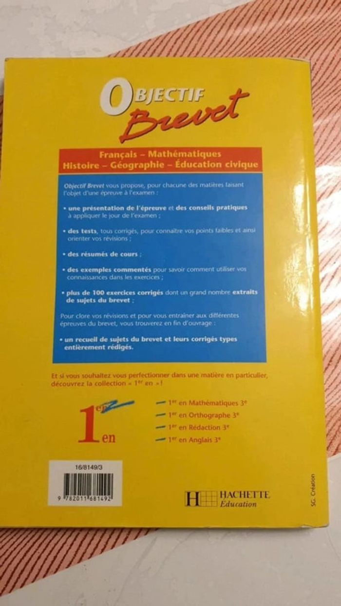 Livre objectif brevet - photo numéro 2