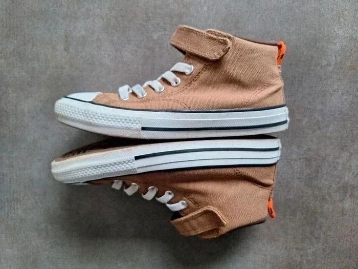 Baskets converse garçon tea orange White 34 - photo numéro 3