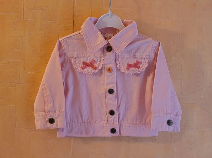 Belle veste en jean bébé fille - photo numéro 2