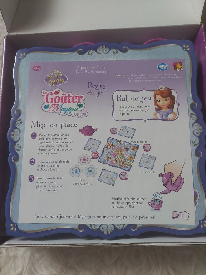 Jeu le goûter magique de Sofia Disney Princesse TBE  ☕️ - photo numéro 4