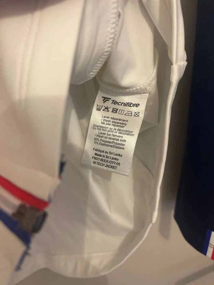 Tecnifibre - Veste de tennis Tech Jacket W - bleu marine/blanc Taille XL - photo numéro 3