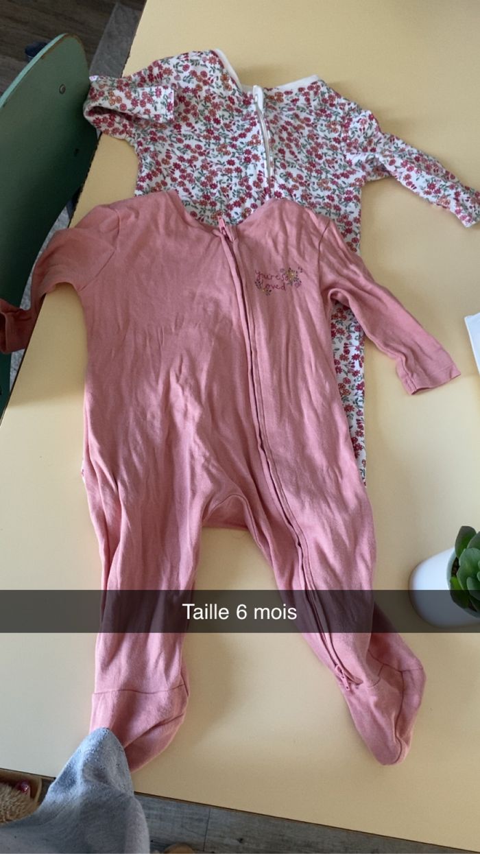 Lots pyjama bébé fille
