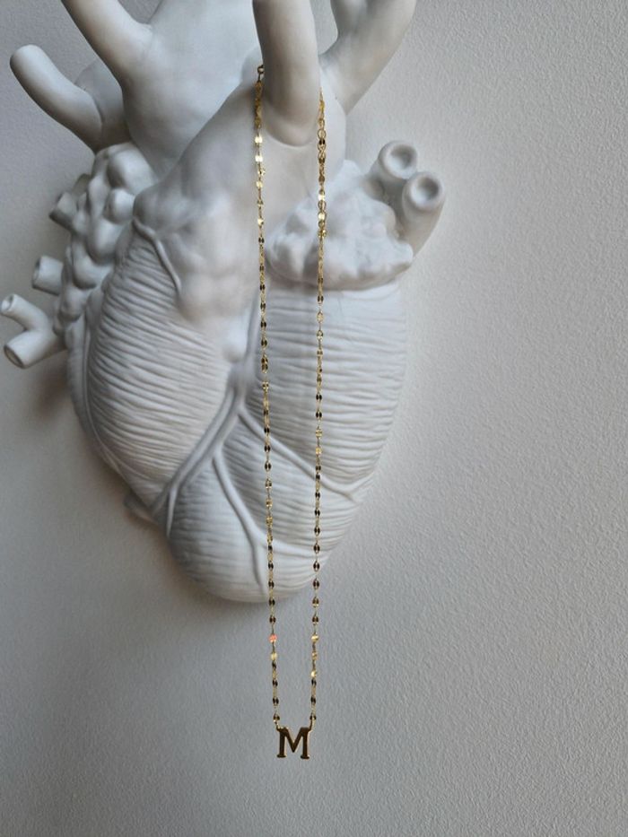 Collier lettre M - photo numéro 2