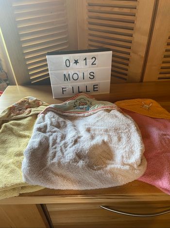 Lot 3 capes de bain