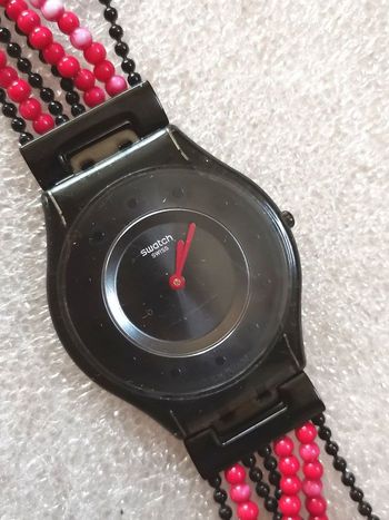 Montre SWATCH Collection Skin "Bubble Curtain" 