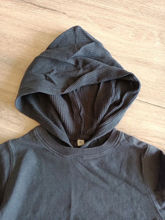 44, t-shirt à capuche effet superposé Captain Tortue 92 - photo numéro 3