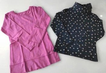 10 € Lot de 2 tee-shirts manches longues Tout compte fait 3 ans