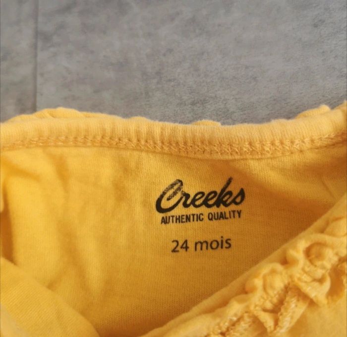 Lot t-shirts bébé fille 2 ans Creeks - photo numéro 2