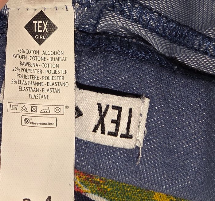 Jegging bleu 3-4 ans - photo numéro 4