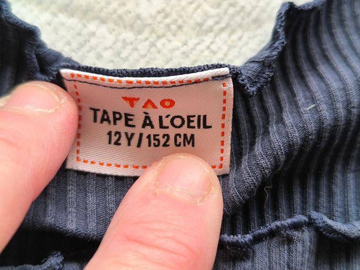 Tee-shirt manches longues 12 ans Tape à l'oeil - photo numéro 3