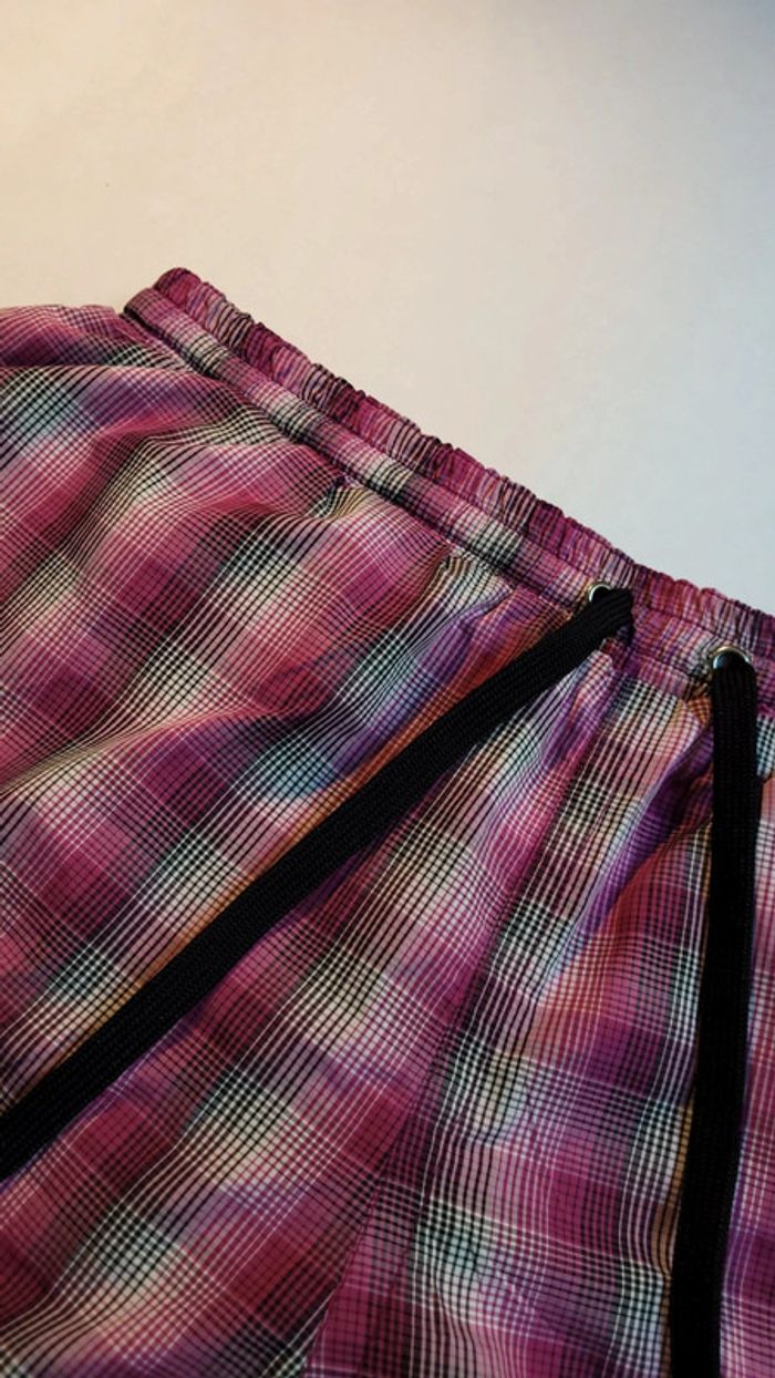 Short de bain Antony Morato à carreaux violet taille M en excellent état - photo numéro 12