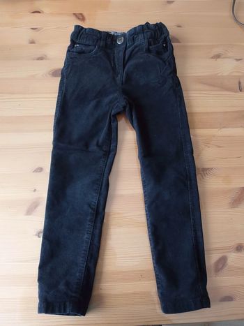 Pantalon en velours noir