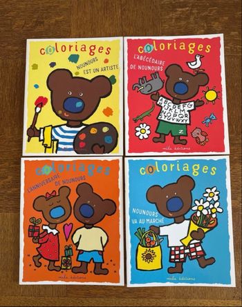 Lot de 4 livres coloriages Petites histoires à colorier