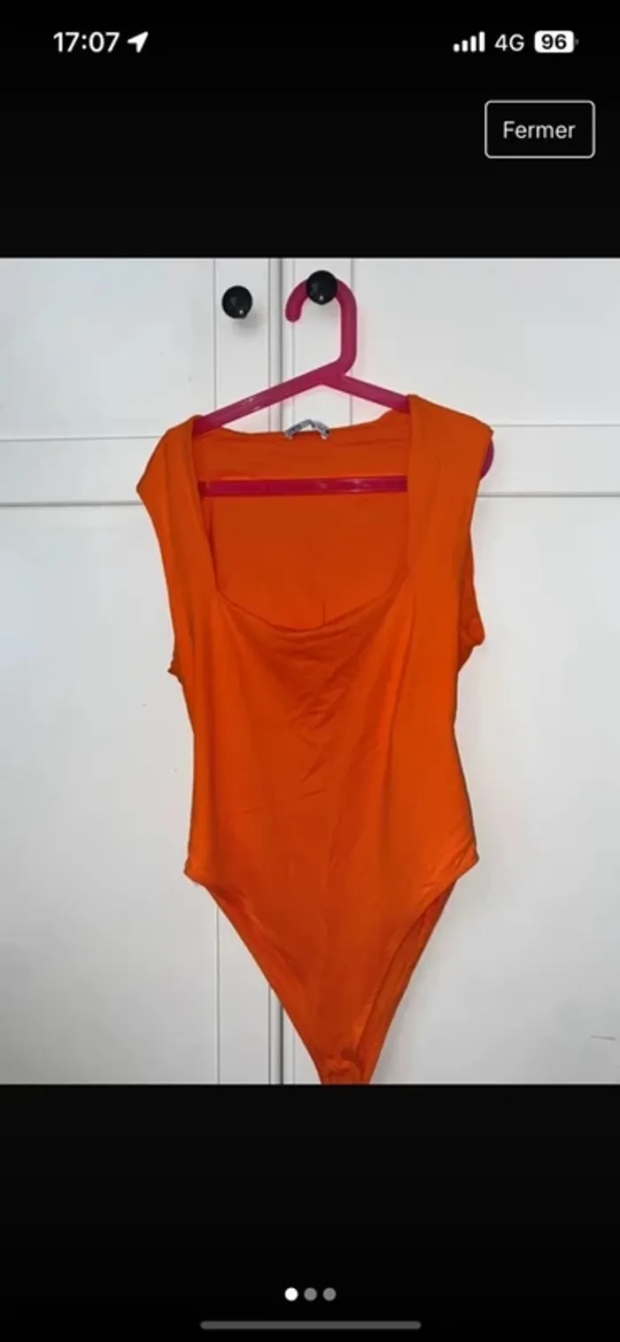 Body Zara orange - photo numéro 2
