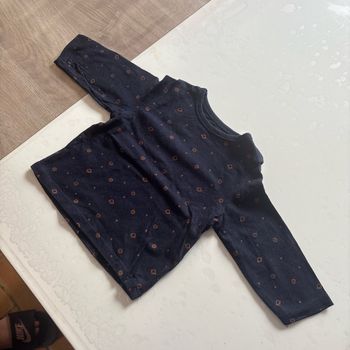 Maillot manche longue taille 3 mois (56/62 cm)