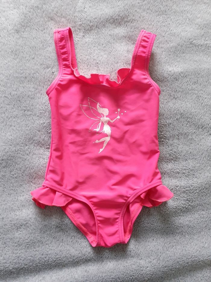 Maillot de bain fille 1 pièce rose 2 ans
