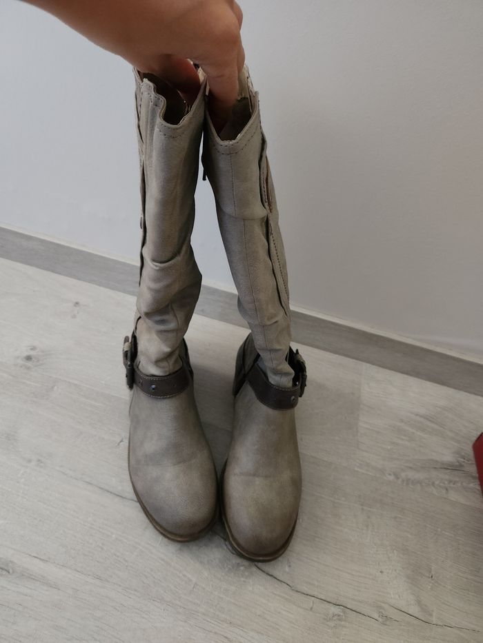 Bottes beiges Mustang 38 - photo numéro 3