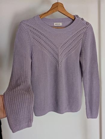 Pull en maille lila