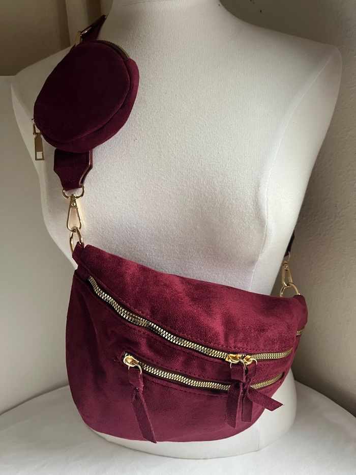 Sac banane bandoulière fausse cuir - photo numéro 3