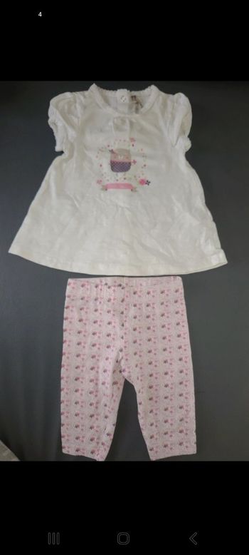 Ensemble fille 3 mois