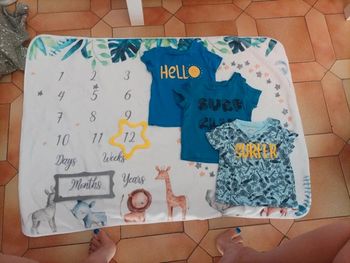 Lot de 3 tee shirt bleu