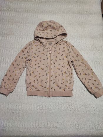 Veste sweat zippé à capuche Kiabi taille 6 ans