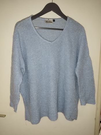 Pull bleu hiver