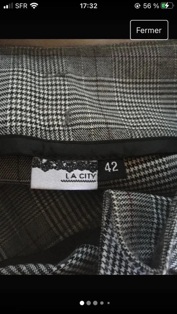 Magnifique pantalon chic et sophistiqué en 42 de chez La City excellent état - photo numéro 2