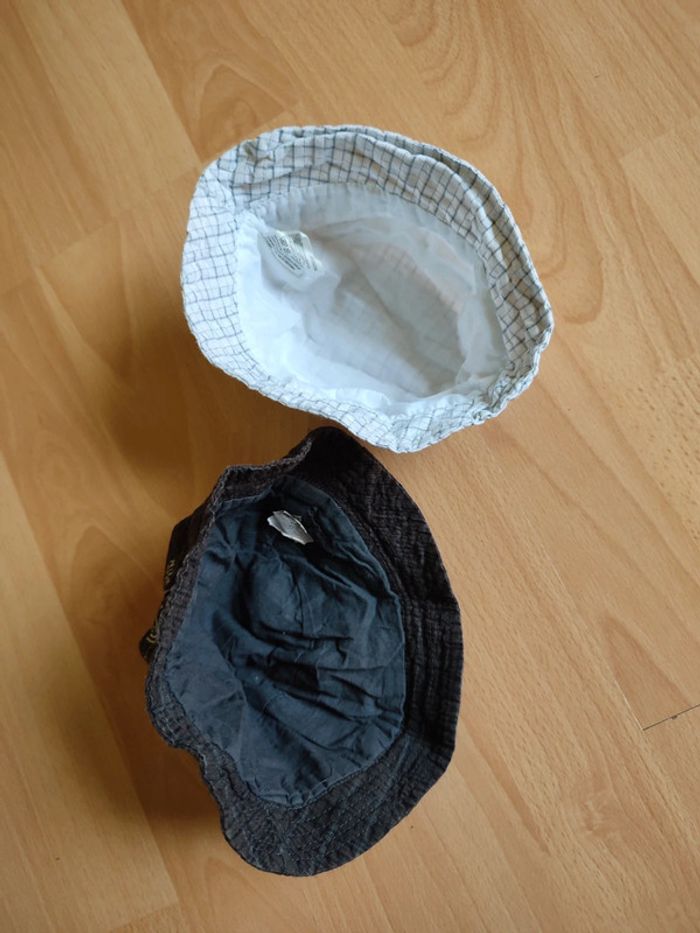 Lot de 2 chapeau bob bébé - photo numéro 2