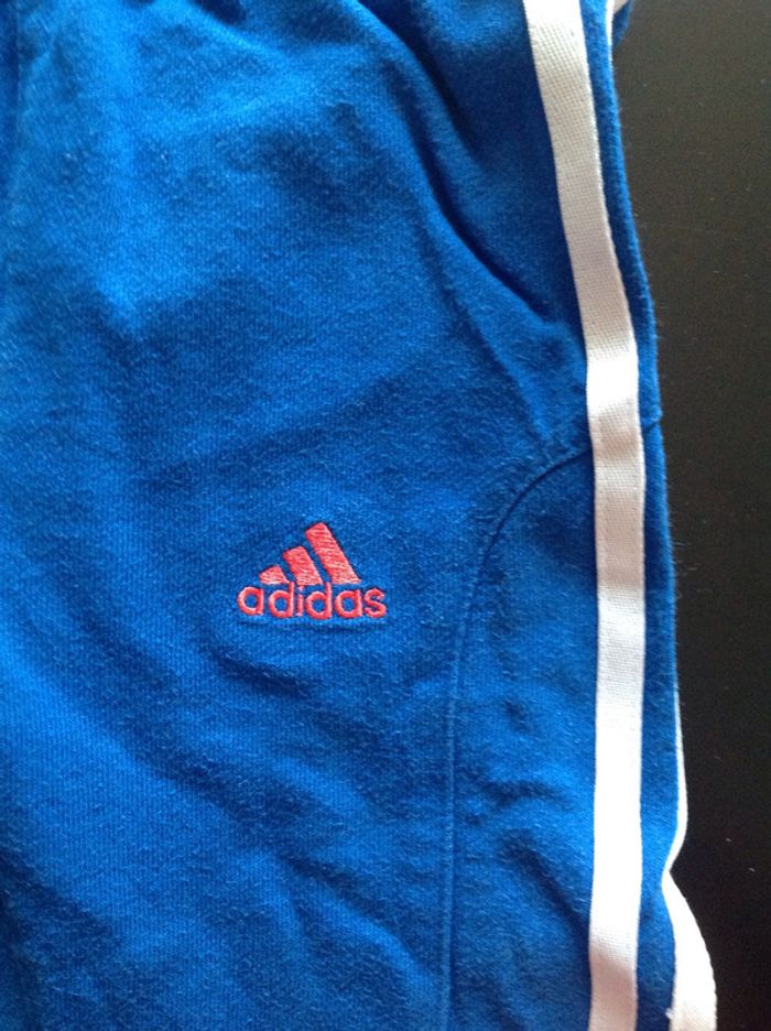 Pantalon jogging Adidas bleu roi - 12 mois - photo numéro 5