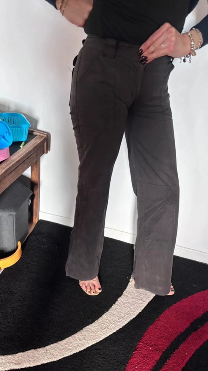 👖 pantalon large vintage aspect daim taille 34 XS #jennyfer - photo numéro 5