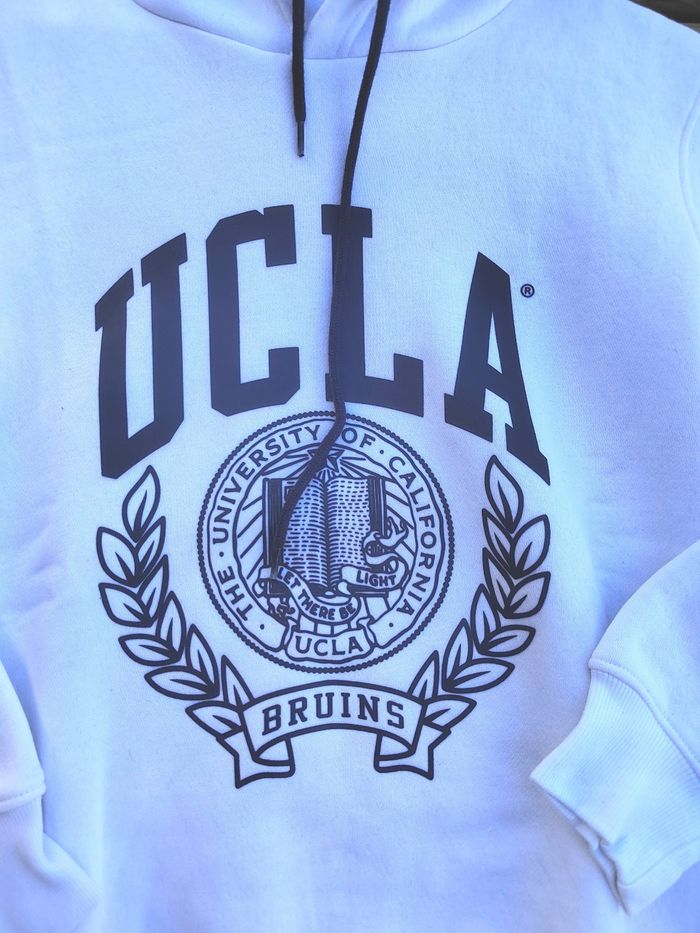 Sweat Blanc Femme ucla – Taille S – Style Campus US & Décontracté - photo numéro 2