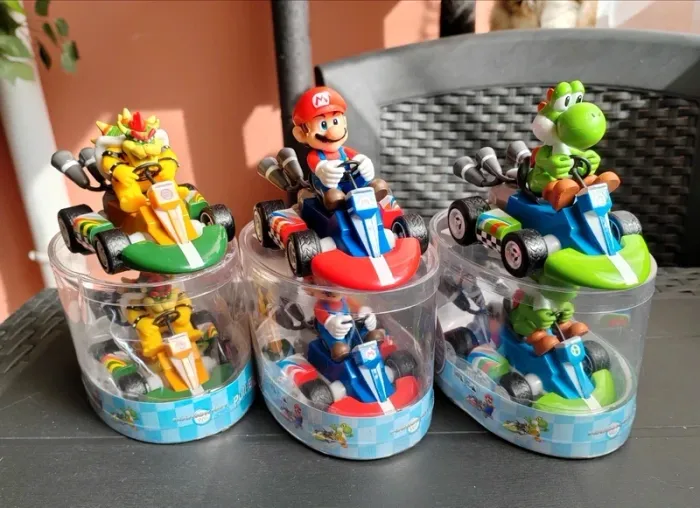 Lot de 3 Figurines Mario Kart à propulsion - Nintendo - Mario, Yoshi, Bowser - photo numéro 5