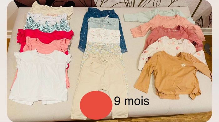 Lot vêtements bébé fille 9 mois - photo numéro 2