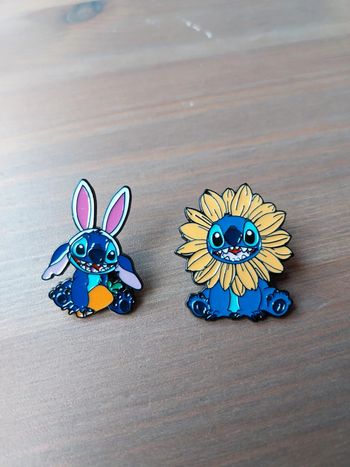 Pins Disney fantasy stitch déguisé pour paques, printemps