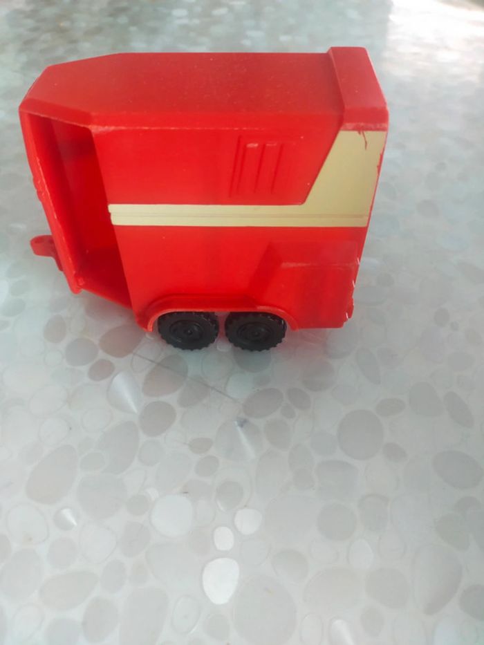 Jouets remorque rouge a cheval - photo numéro 2