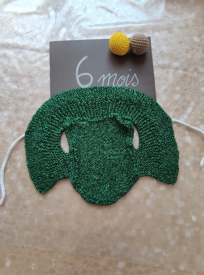 Superbe boléro vert - photo numéro 3