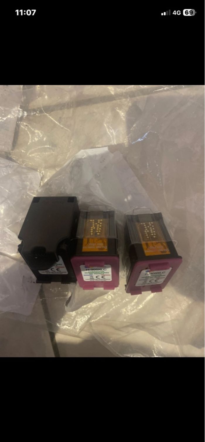 Lot 3 cartouches Hp - photo numéro 2