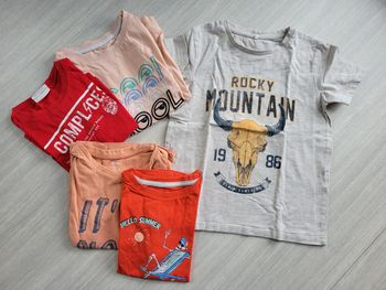 Lot de 5 tee-shirts garçon 👦 6 ans