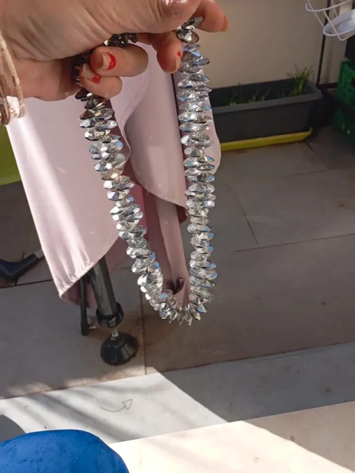 Gros collier en cristal de bohème - photo numéro 9