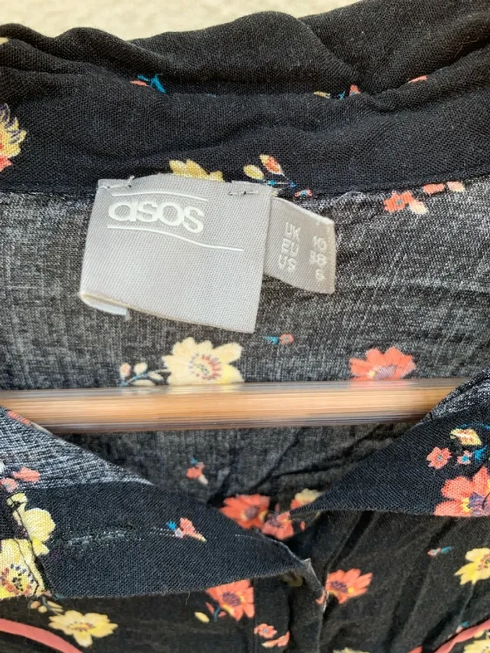 Chemisier fleuri à manches longues Asos - photo numéro 6