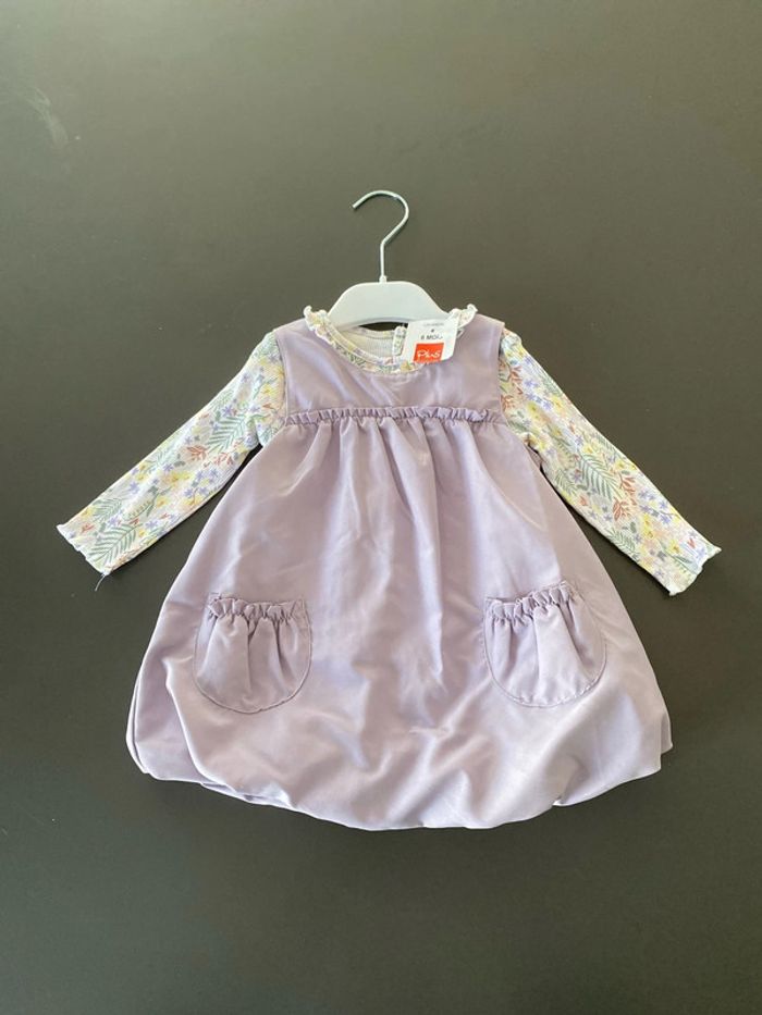 Ensemble robe t-shirt 6 mois neuf