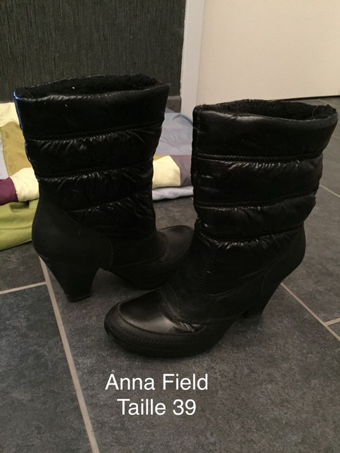 Bottines fourrées Anna Field noires