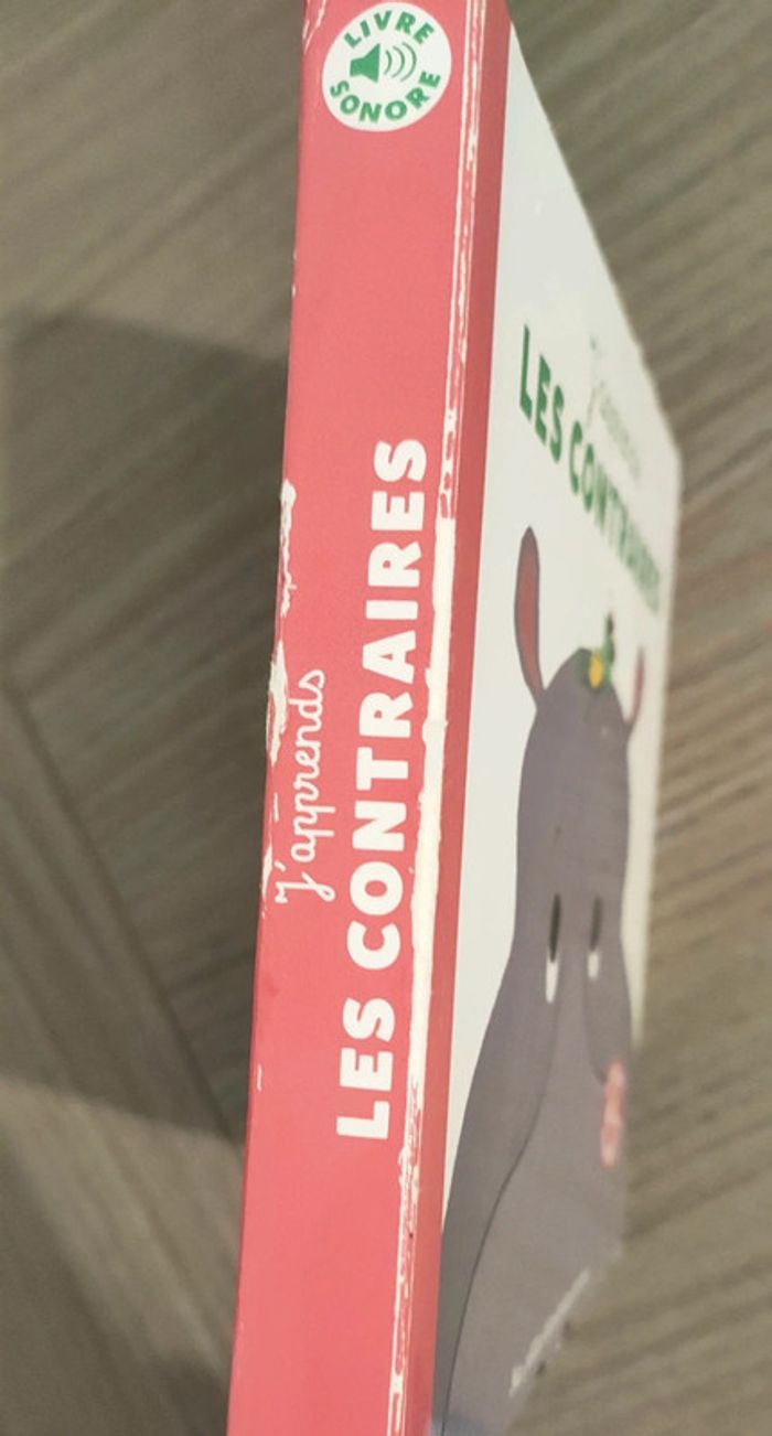 Livre sonore bébé j'apprends les contraires - photo numéro 5