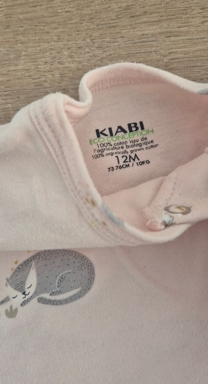 Pyjama 2 pièces coton 12 mois - photo numéro 4